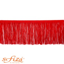 Red Acetate Fringe 10 cm