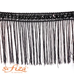 Fringe with sequin edge 20 cm