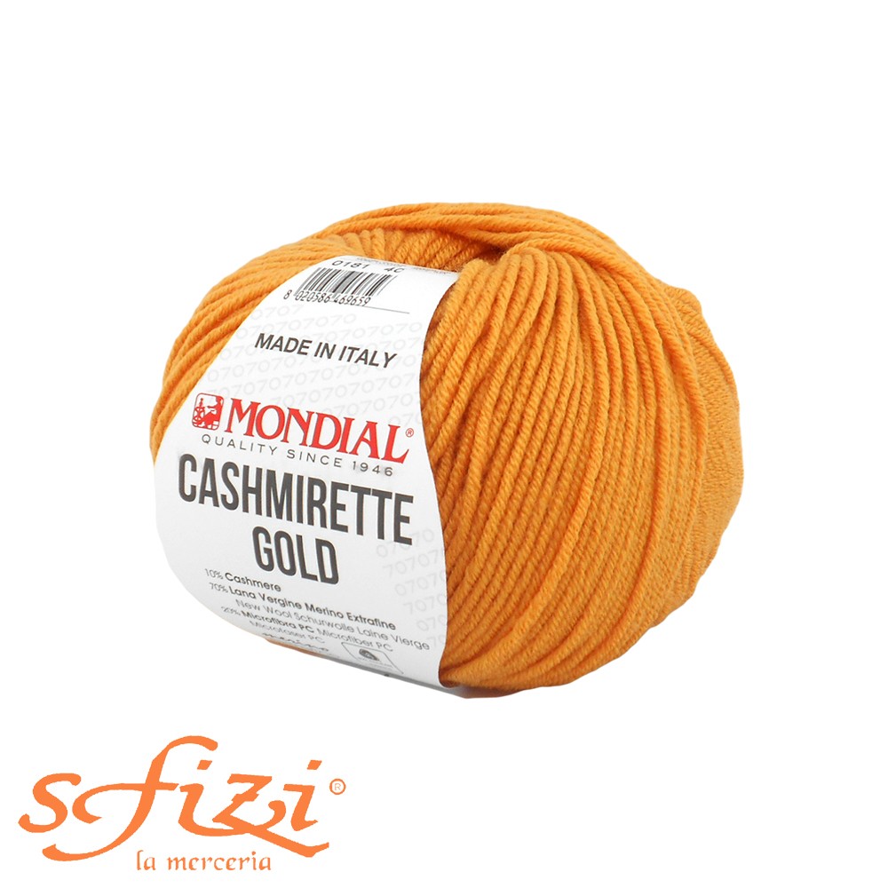 Lana CASHMIRETTE GOLD Mondial gomitolo di filato da 50gr.