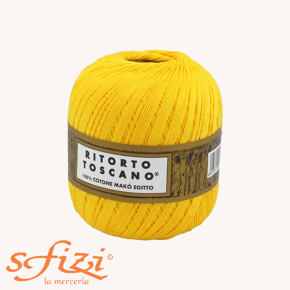 Ritorto Toscano n° 3 ISPE, 100 % cotone makò Egitto mercerizzato