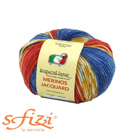 Merinos Jacquard Tropicallane