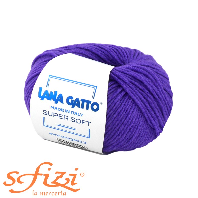 SUPER SOFT Lana Gatto Filato 100 % di pura lana vergine merino